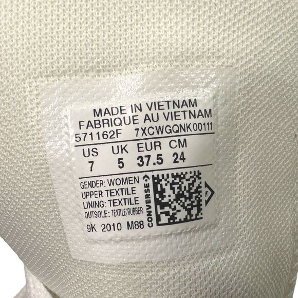 Converse Chuck Taylor All-Star HI - Pale Putty / Limestone Grey - Size 7 - Picture 7 of 10